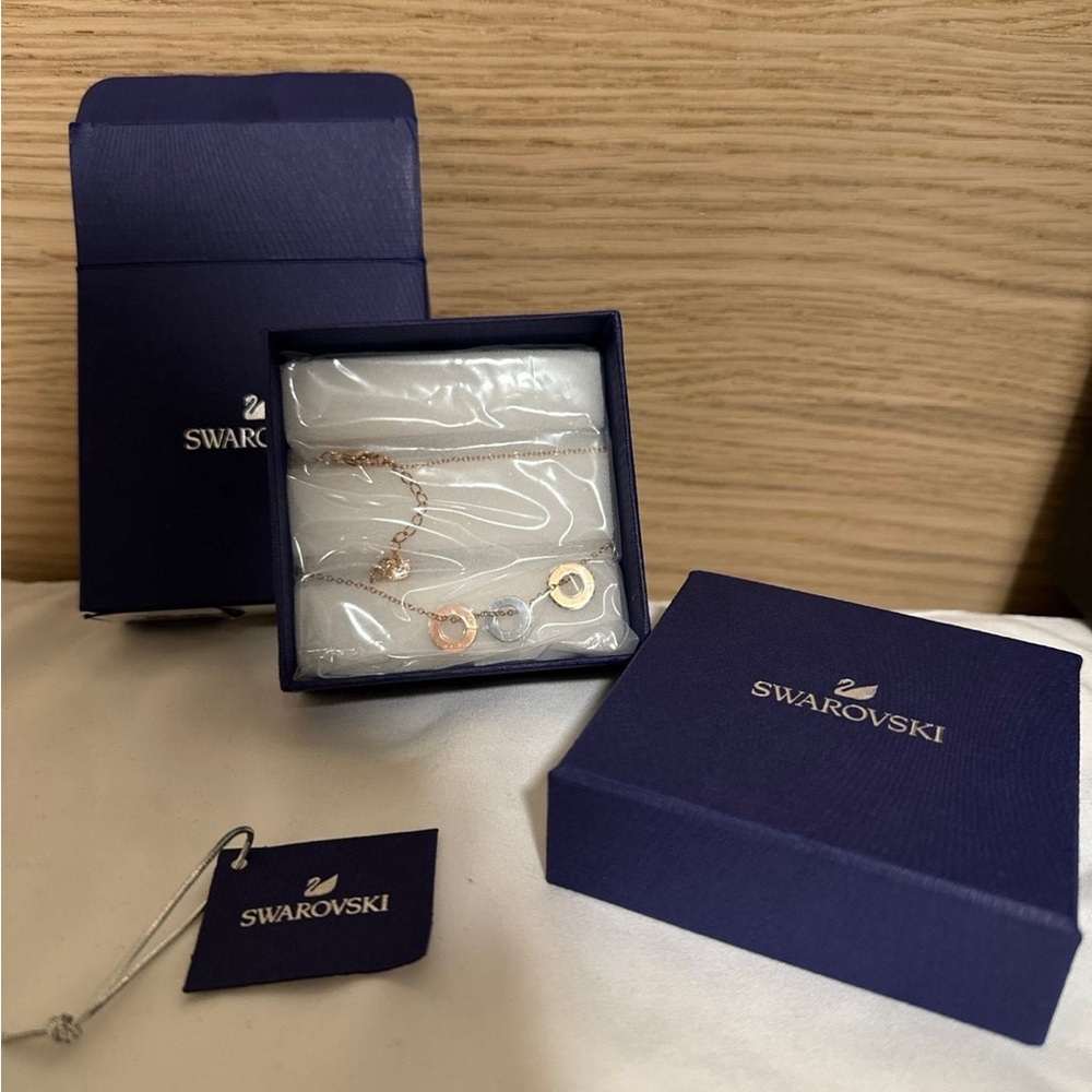 SOLD——Swarovski ring necklace